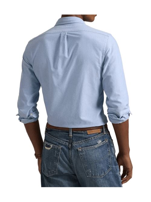 Camicia da uomo in cotone stretch oxford, colore celeste POLO RALPH LAUREN | 710P06688001